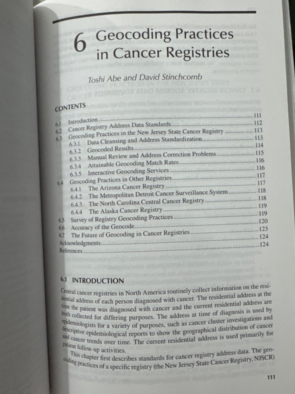 Geocoding Health Data Use of Geographic Codes Cancer Prevention Control Research - Picture 6 of 12